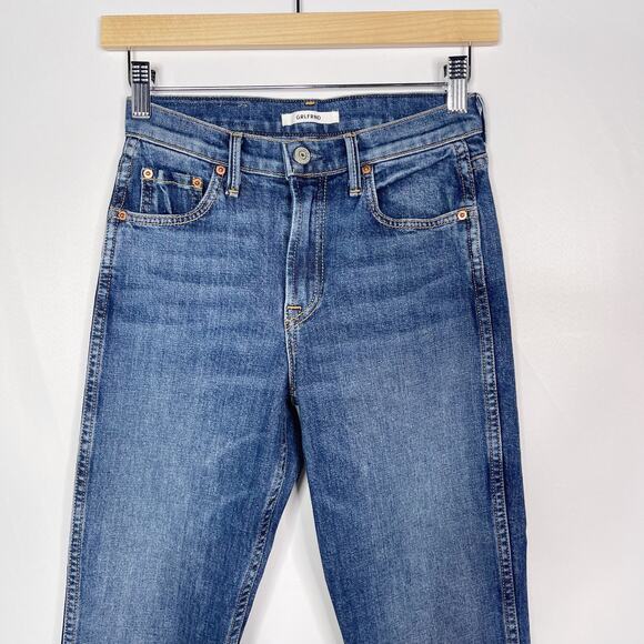 Grlfrnd 24 Naomi High Rise Stretch Skinny Jean American Pie Wash Cotton Ankle - Picture 3 of 13